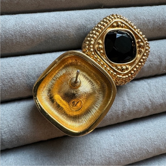 🌹 free w/purchase sterling silver lapis lazuli 9 mm gem stone 18k gold vermeil - Picture 2 of 15